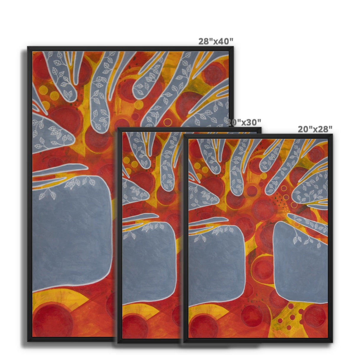 The History Tree Framed Canvas