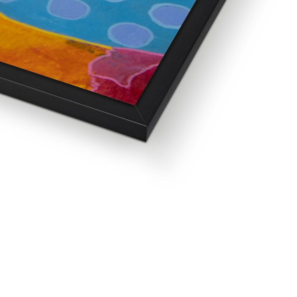 It's cold here Framed Print