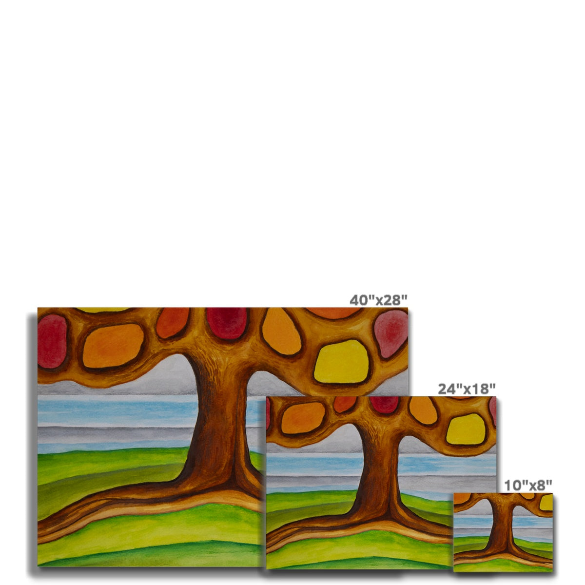 Winter in a New Home Canvas