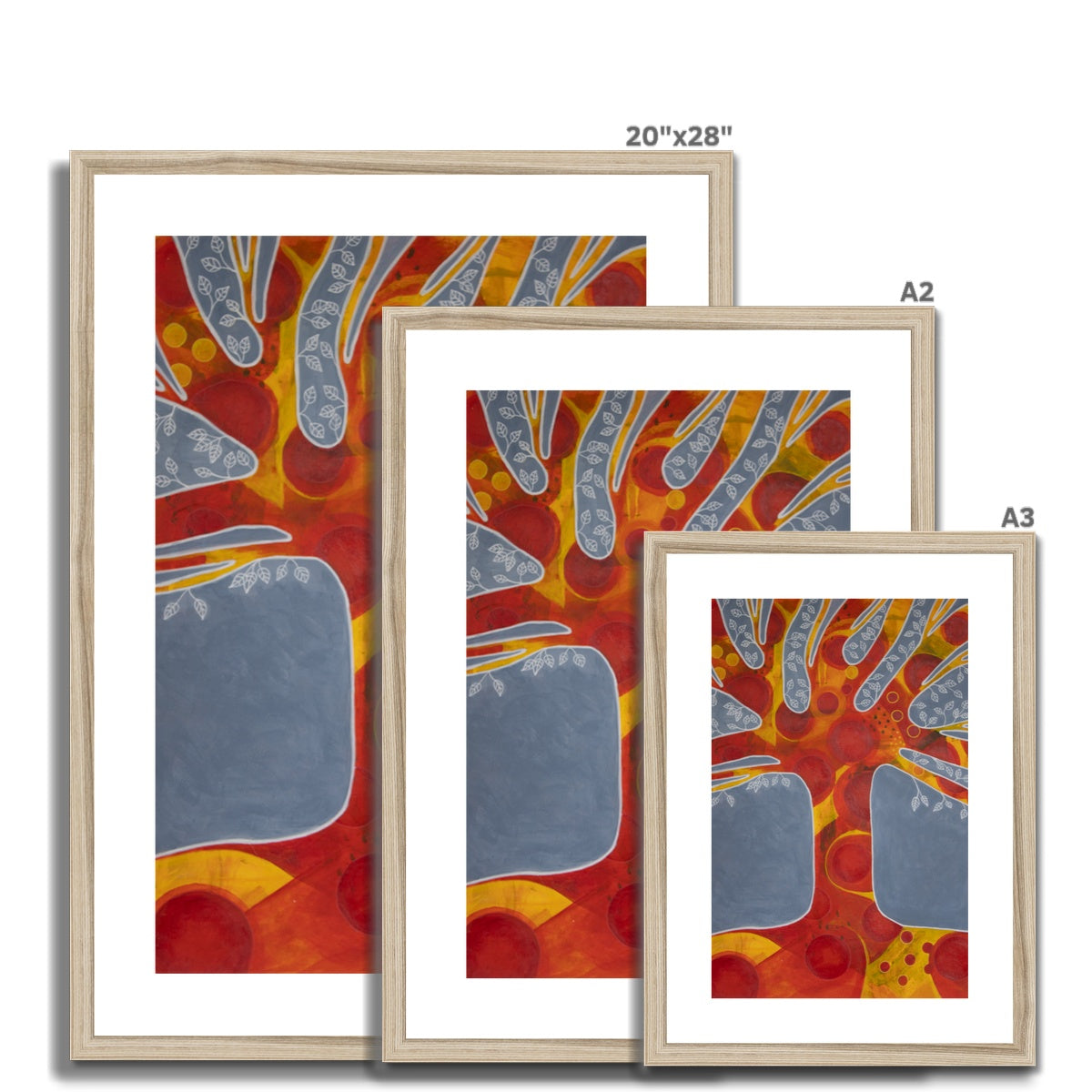 The History Tree Framed & Mounted Print