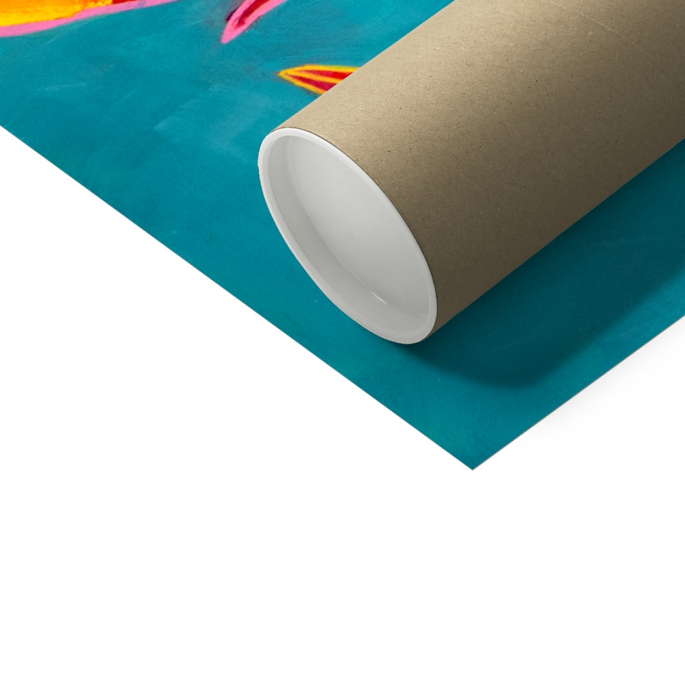 Budding, Emerging and Established Flowers Print