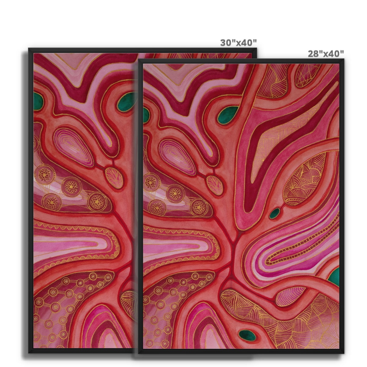 Exploring My Subconscious Framed Canvas