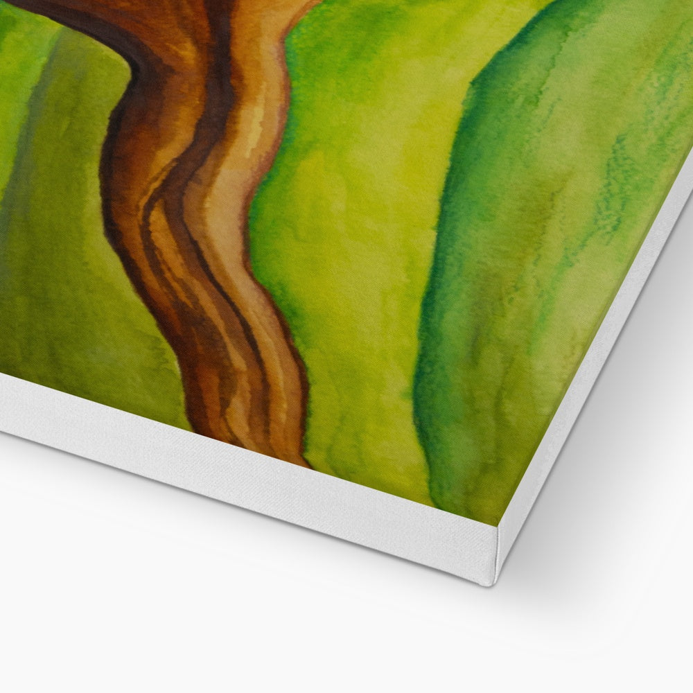 Winter in a New Home Canvas