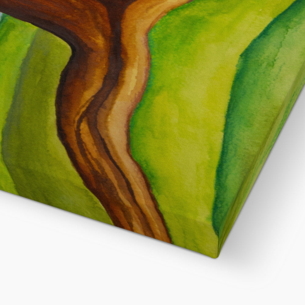 Winter in a New Home Canvas