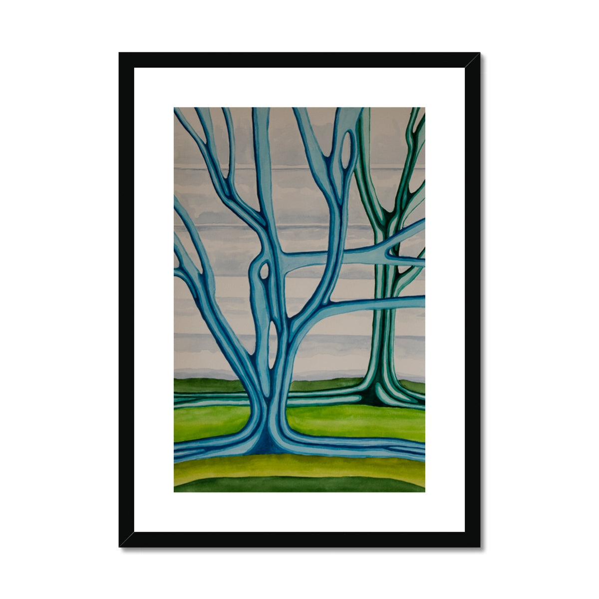 The Extrovert and Introvert Framed & Mounted Print