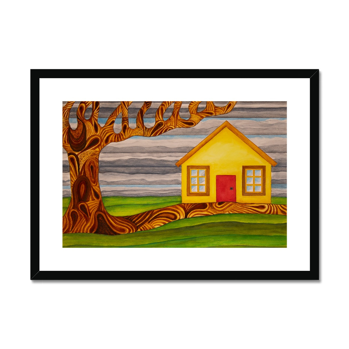 The House on the Hill Framed & Mounted Print