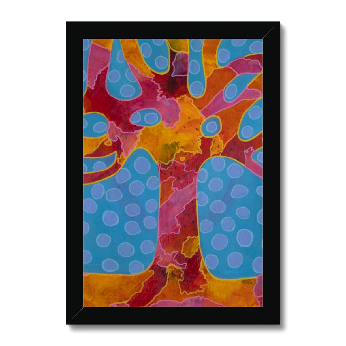 It's cold here Framed Print