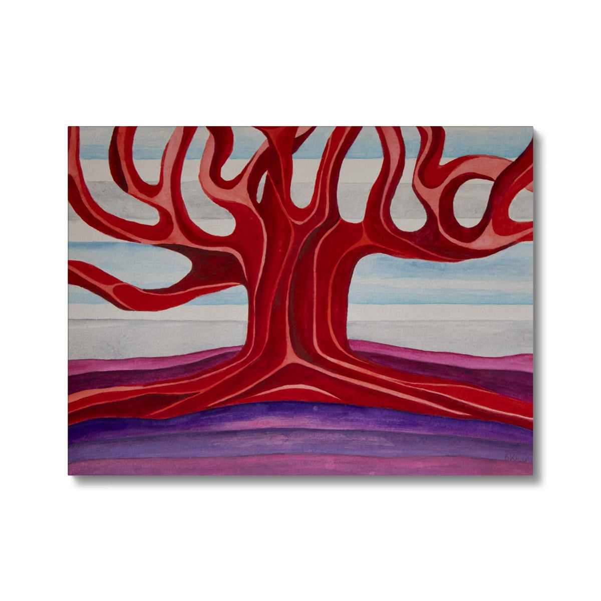 The Colourful Family Tree Canvas