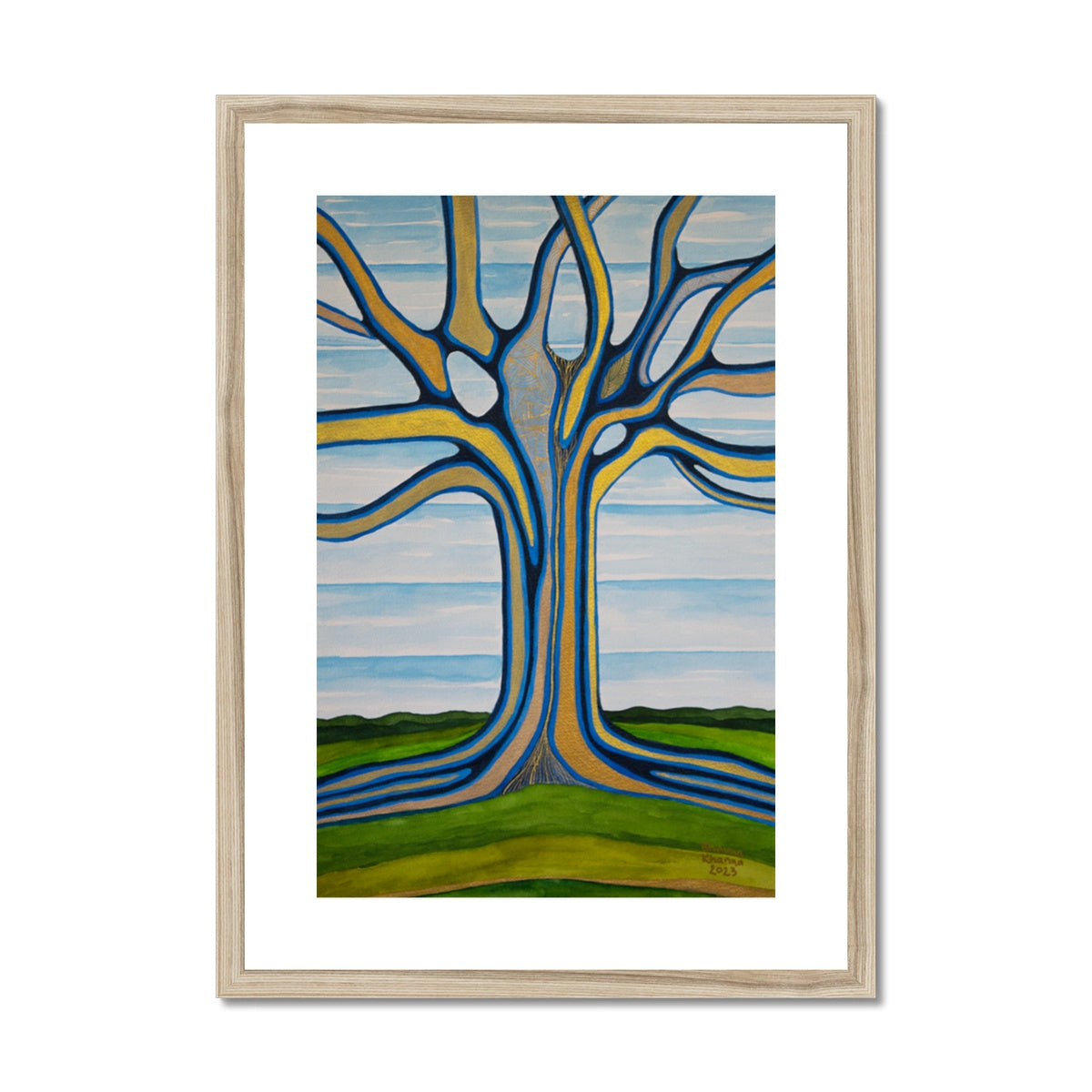 The Golden Child Framed & Mounted Print