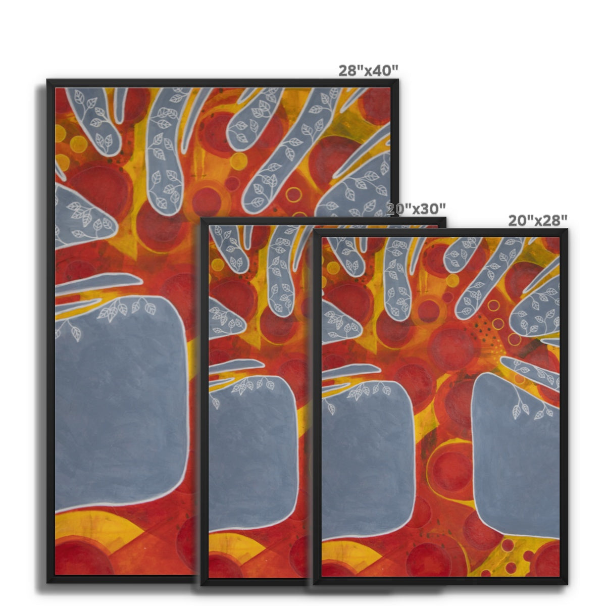 The History Tree Framed Canvas