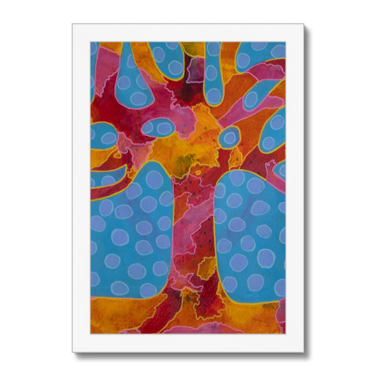 It's cold here Framed Print