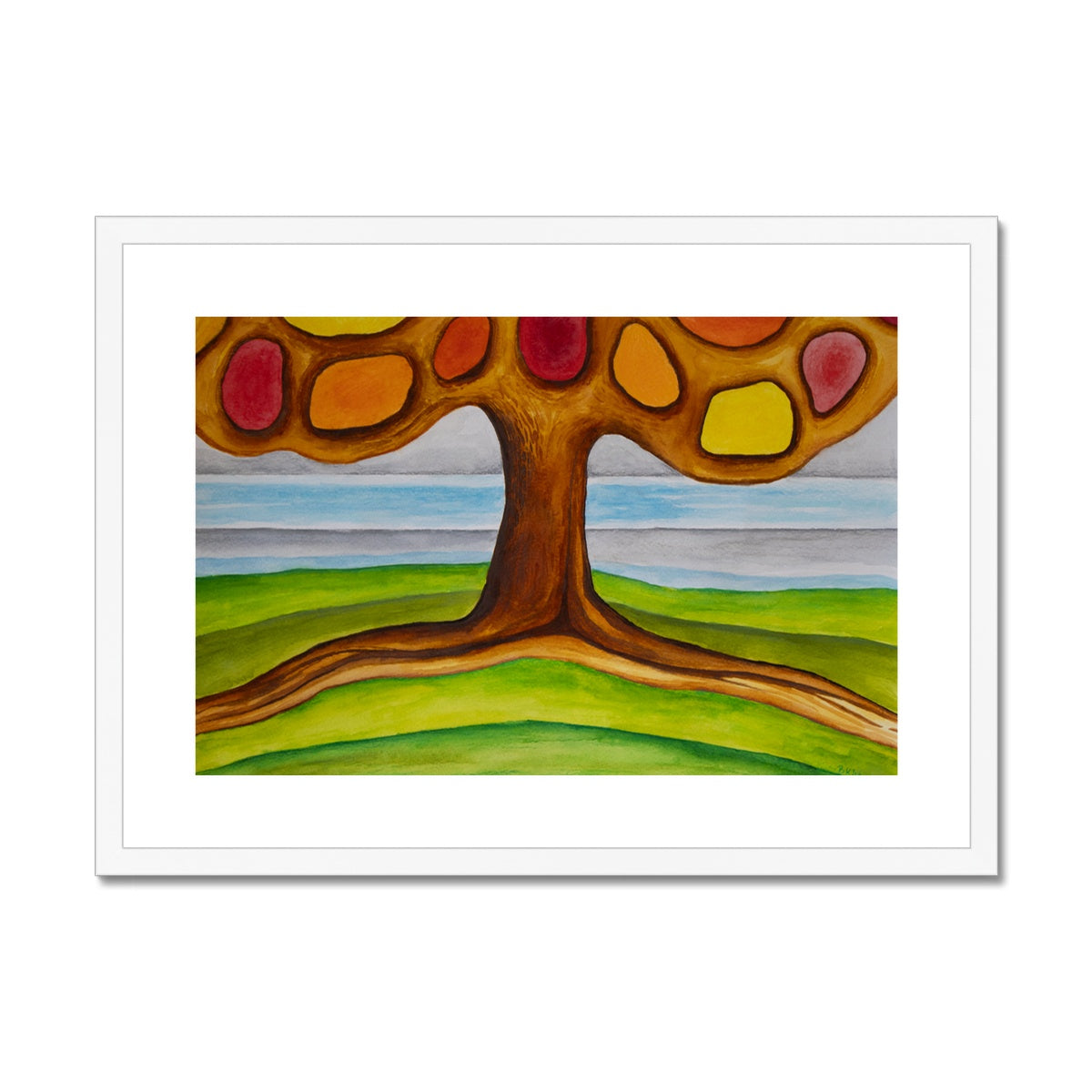 Winter in a New Home Framed & Mounted Print