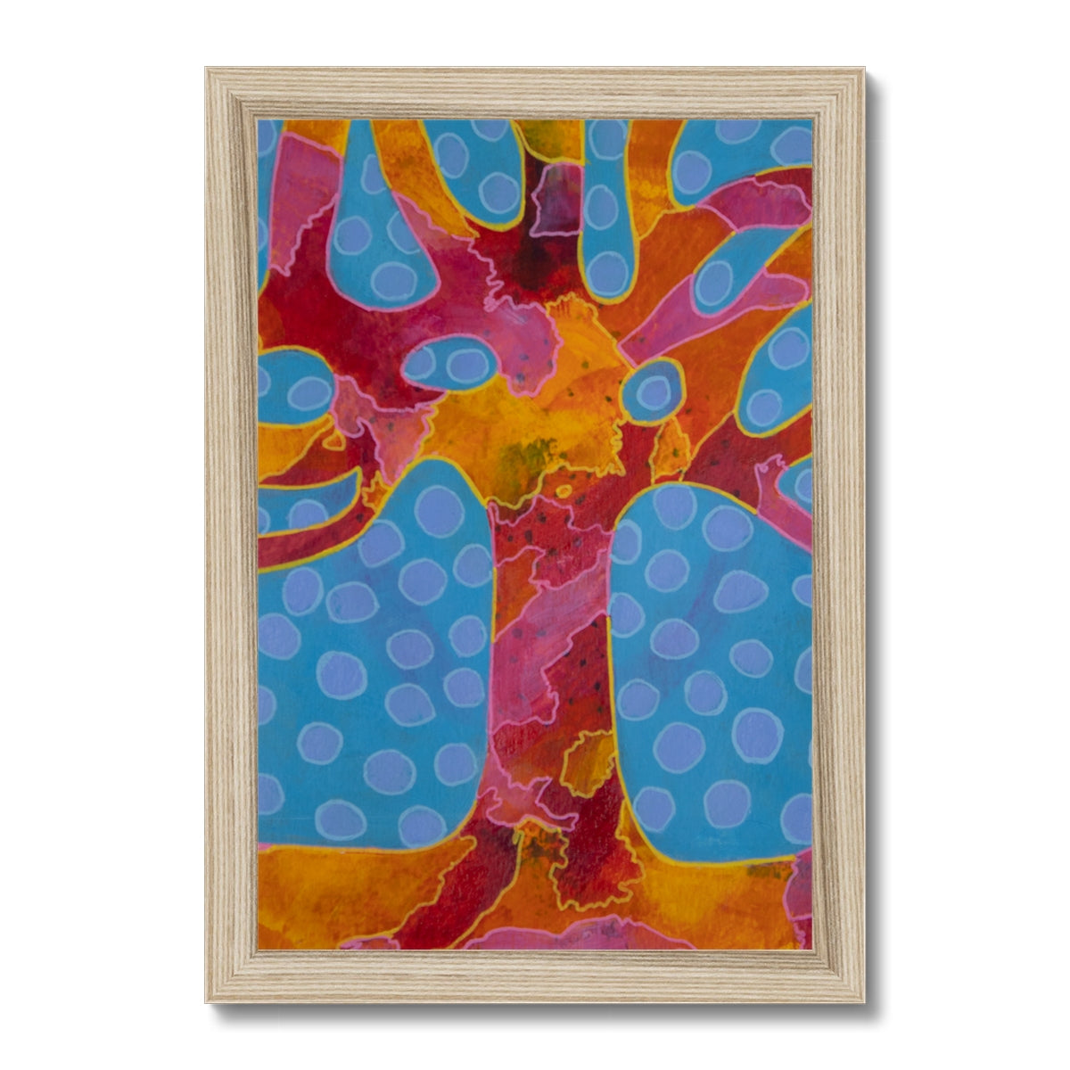 It's cold here Framed Print