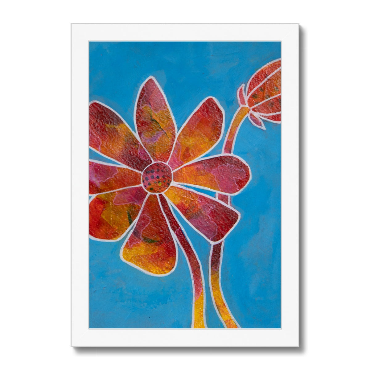 Mother and Teen - Framed Print