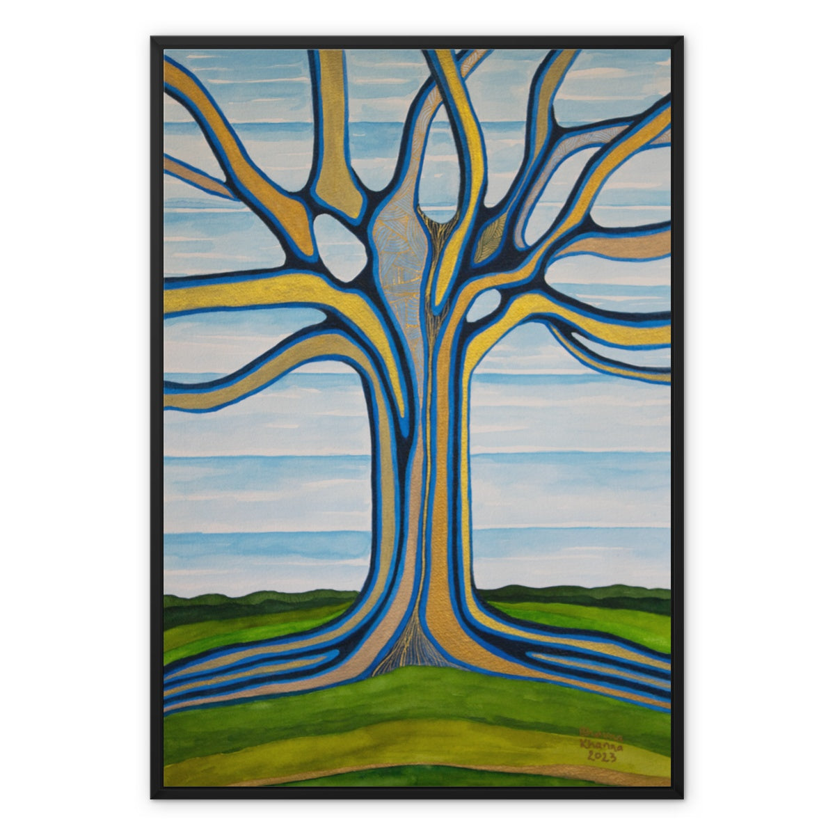 The Golden Child Canvas