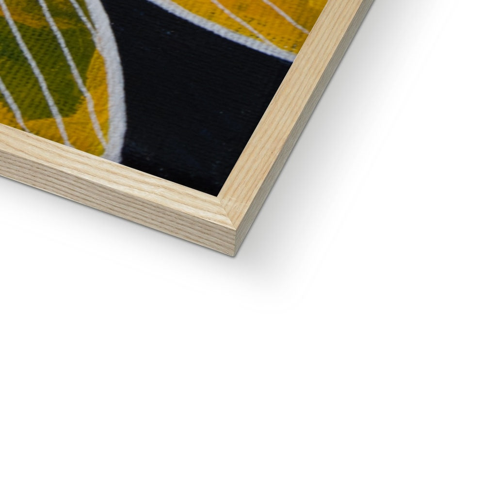 Getting in Close Framed Print