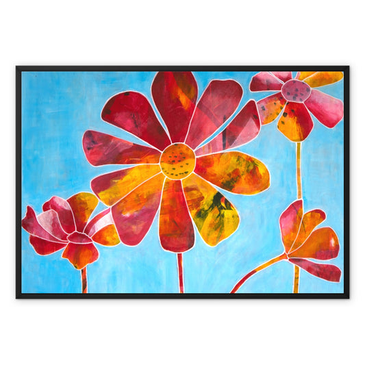 Family Portrait Framed Canvas