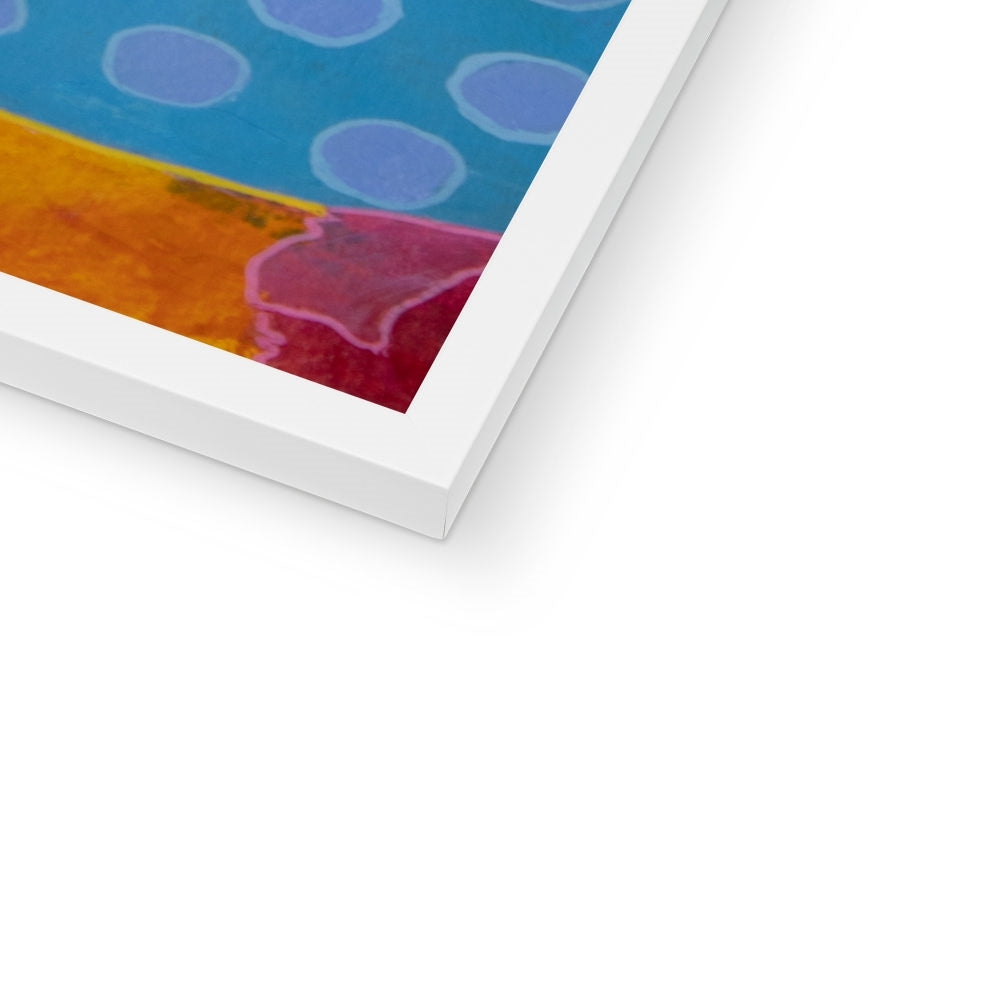 It's cold here Framed Print