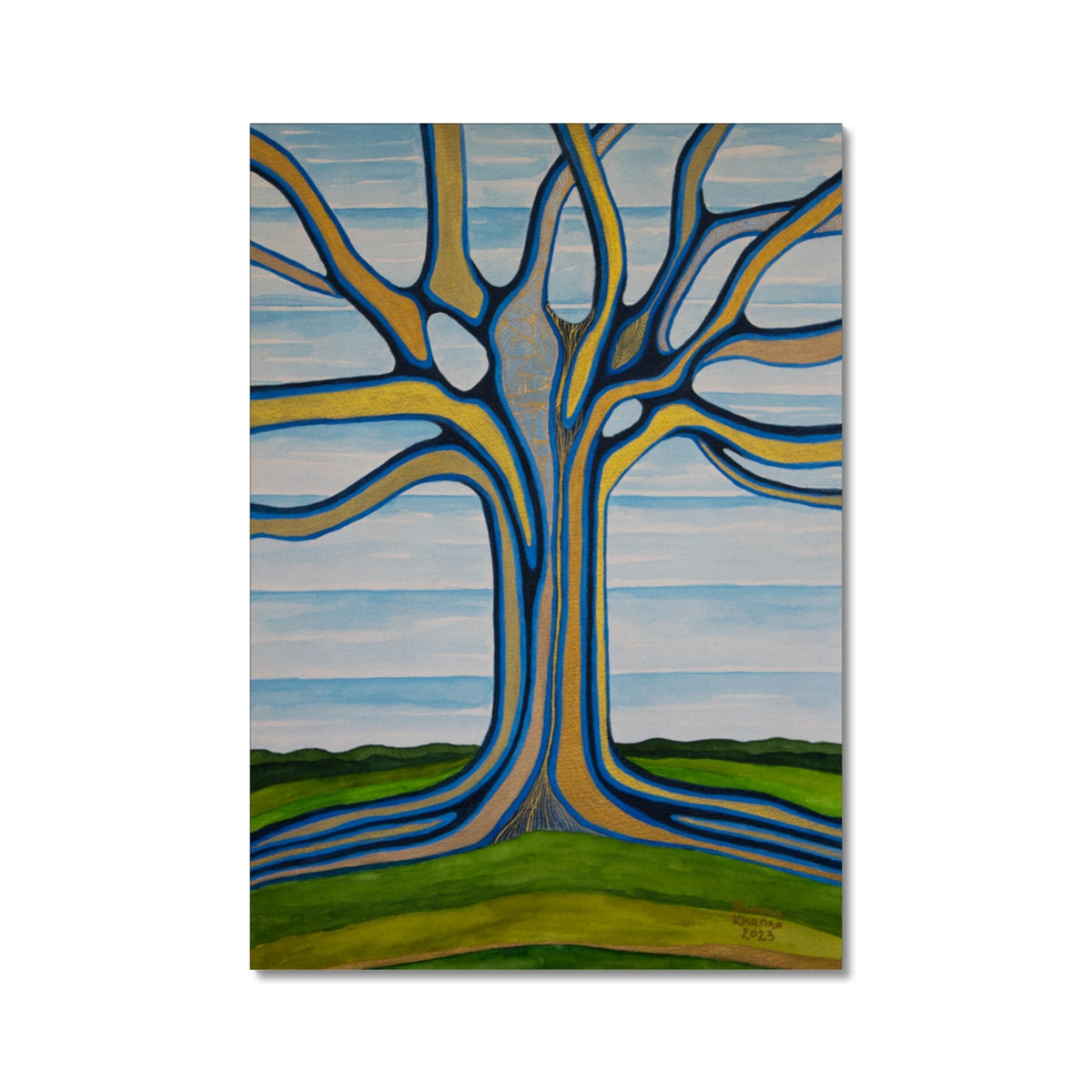 The Golden Child Canvas