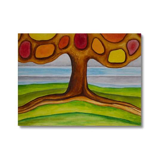 Winter in a New Home Canvas
