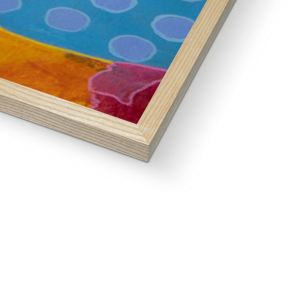 It's cold here Framed Print