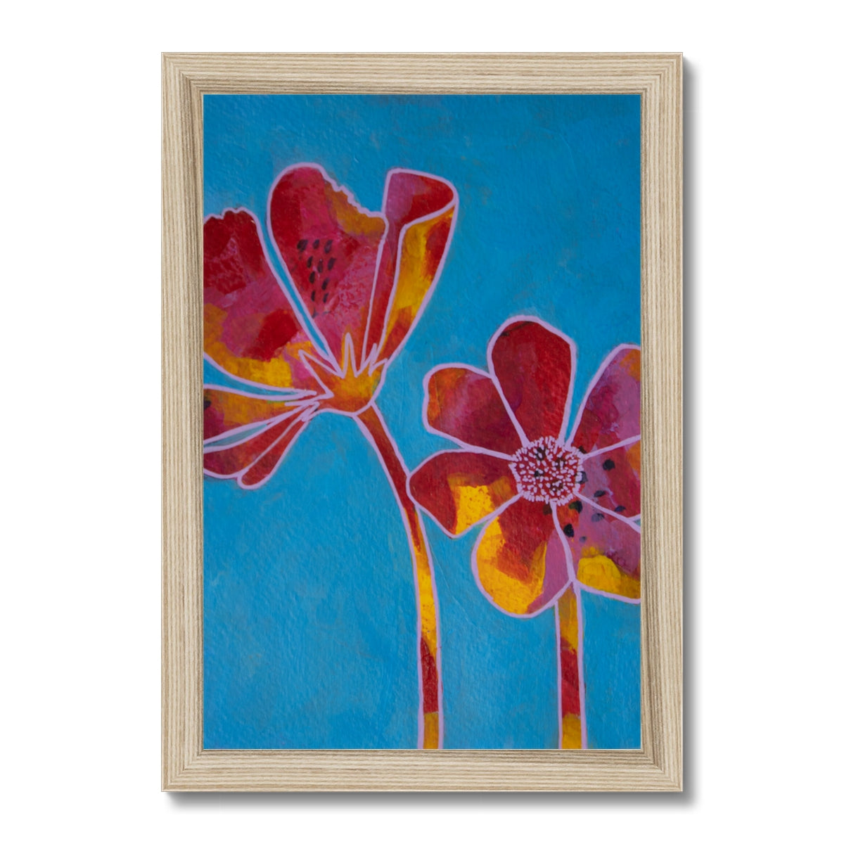 Mother and Small Child - Print