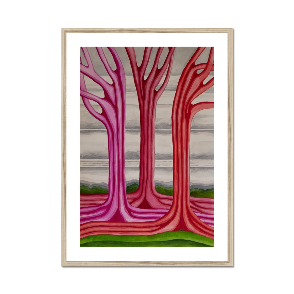 Mother and Wayward Daughters Framed & Mounted Print