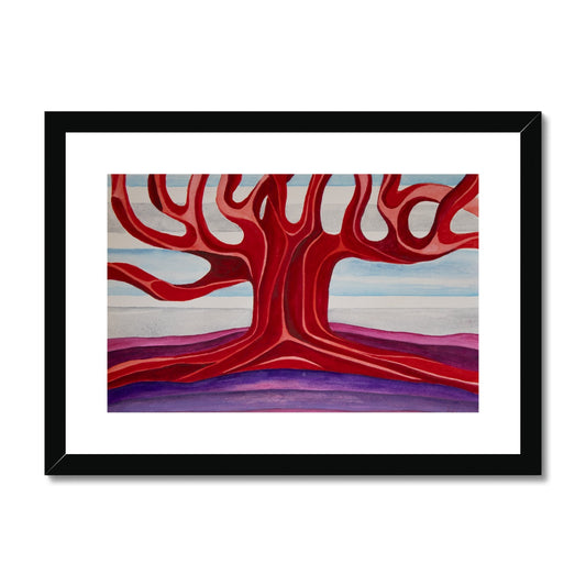 The Colourful Family Tree Framed & Mounted Print