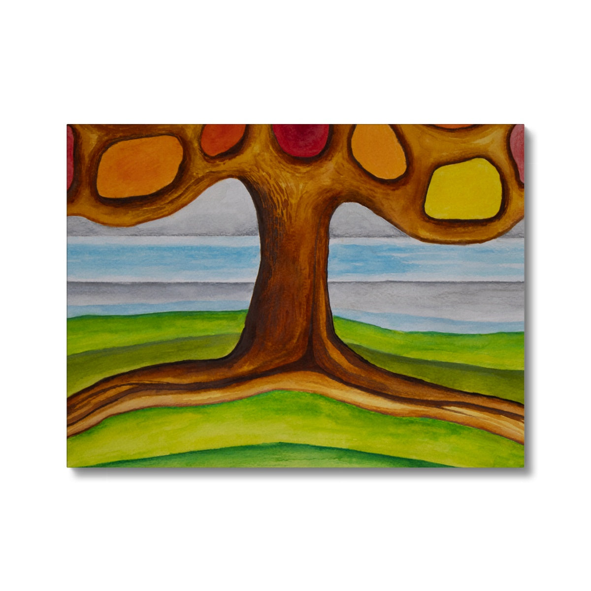 Winter in a New Home Canvas