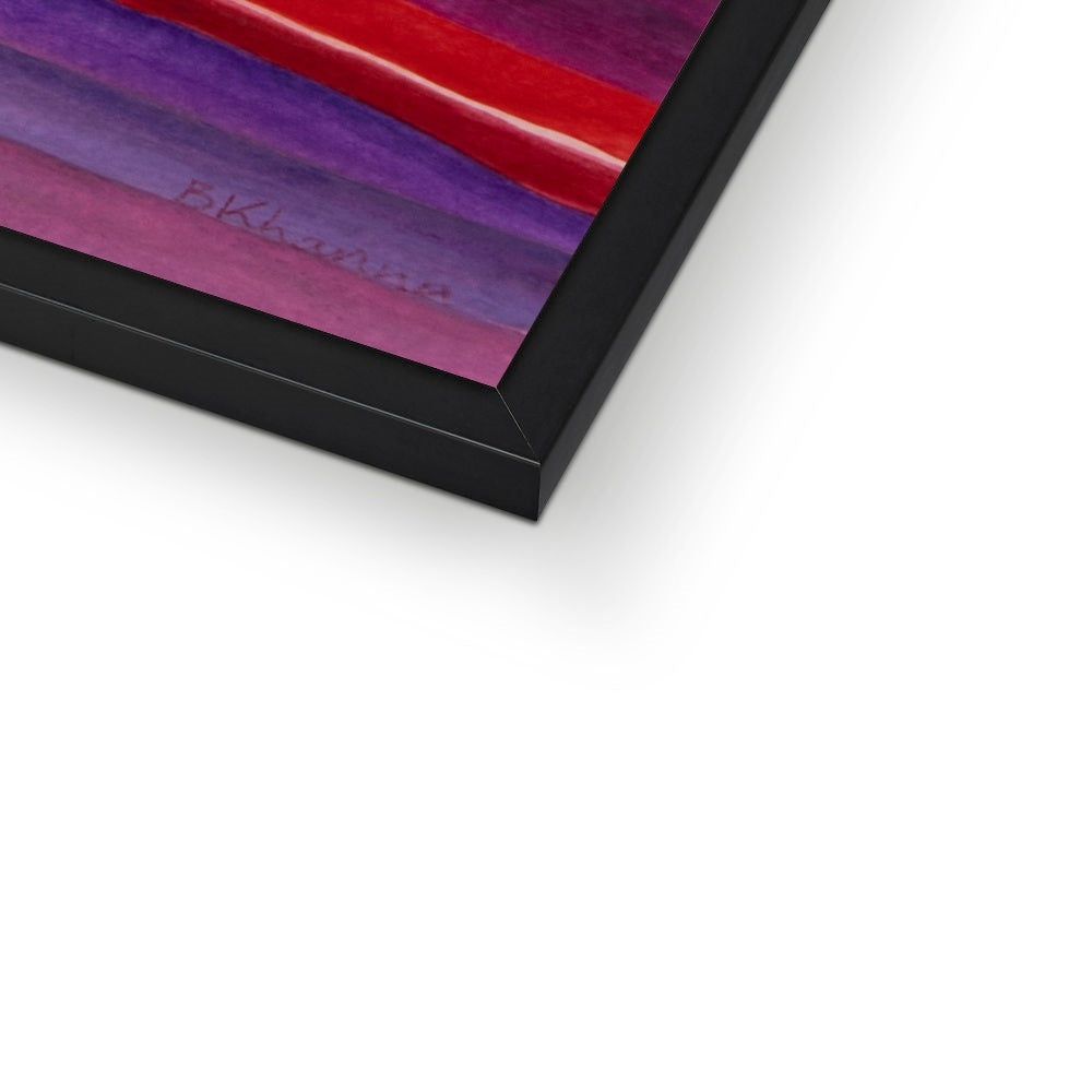 The Colourful Family Tree Framed Print