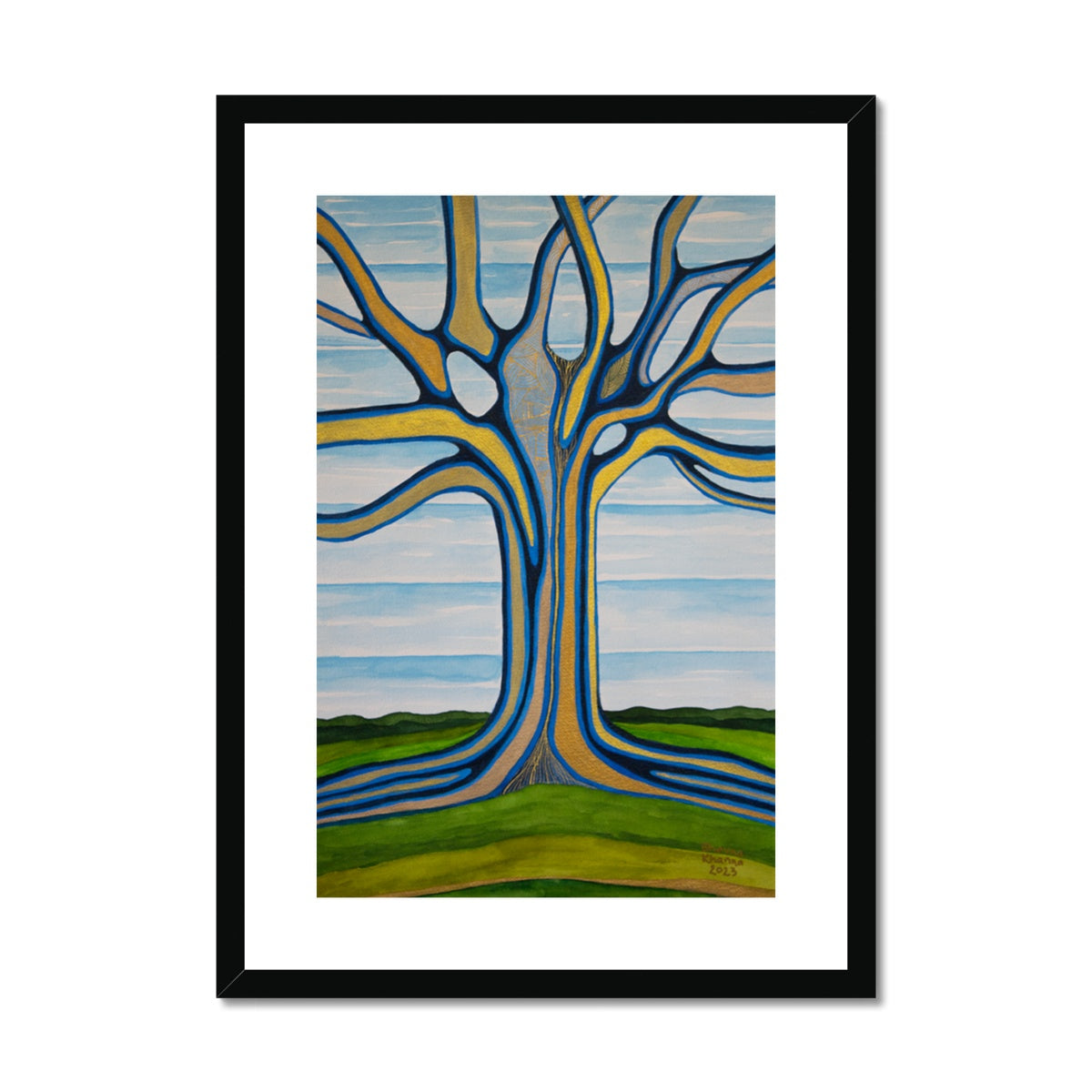 The Golden Child Framed & Mounted Print