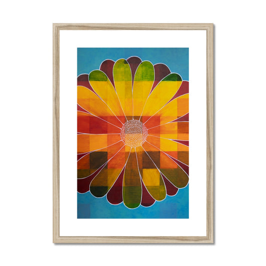 Meditating Flower Print