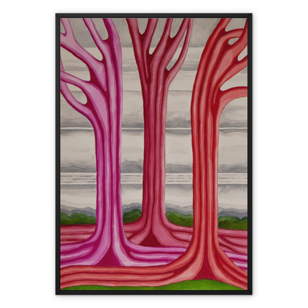 Mother and Wayward Daughters Framed Canvas