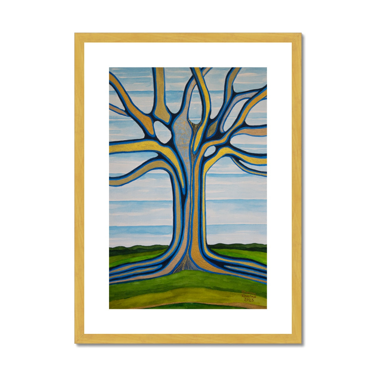 The Golden Child Framed & Mounted Print