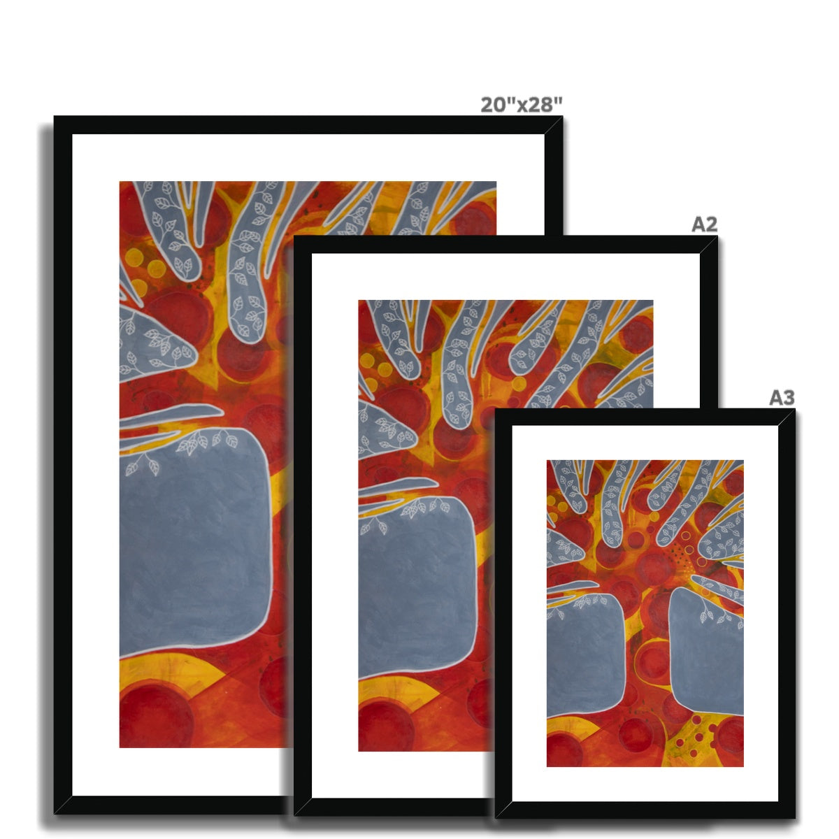 The History Tree Framed & Mounted Print