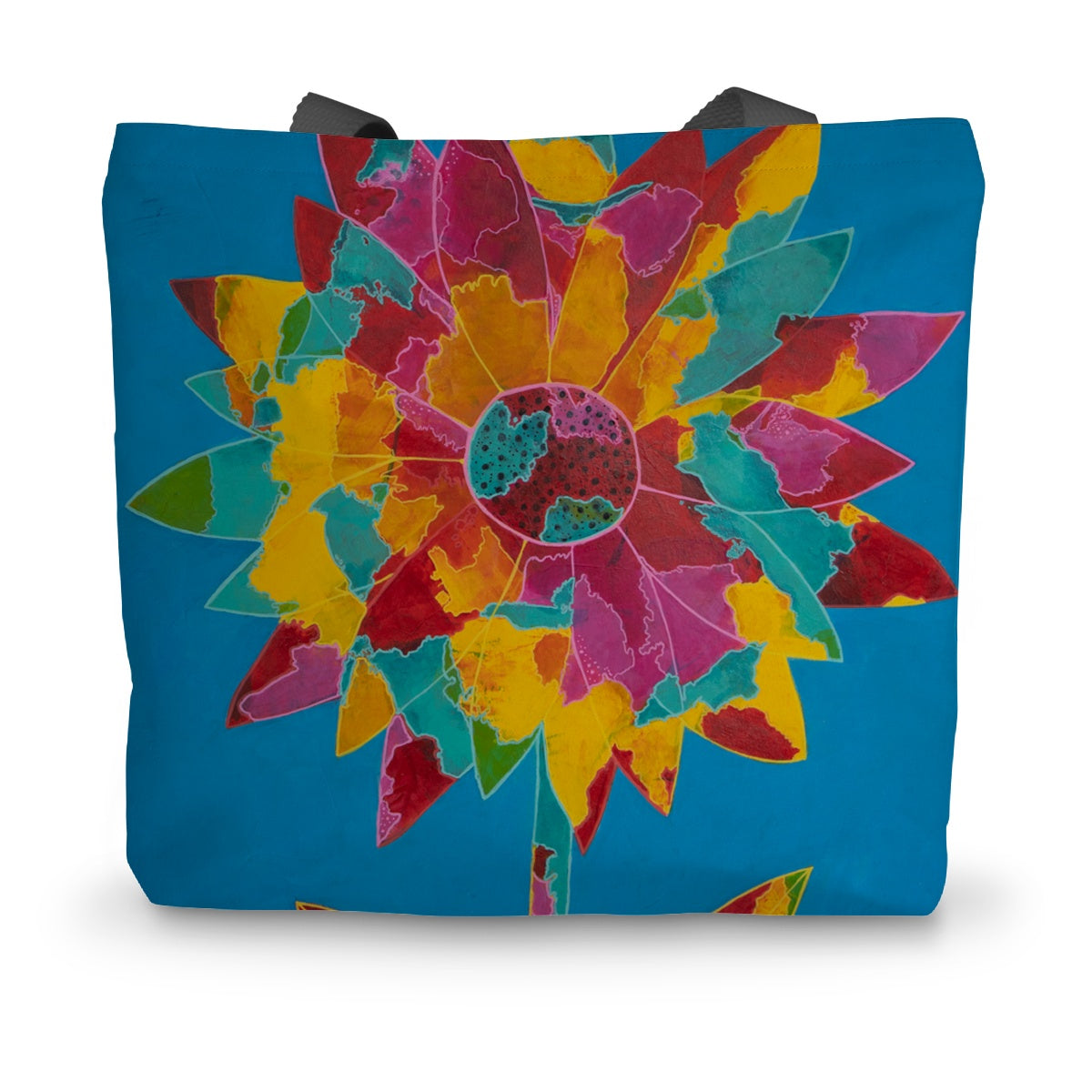 The World Flower Canvas Tote Bag