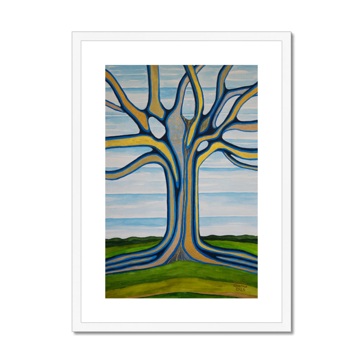 The Golden Child Framed & Mounted Print