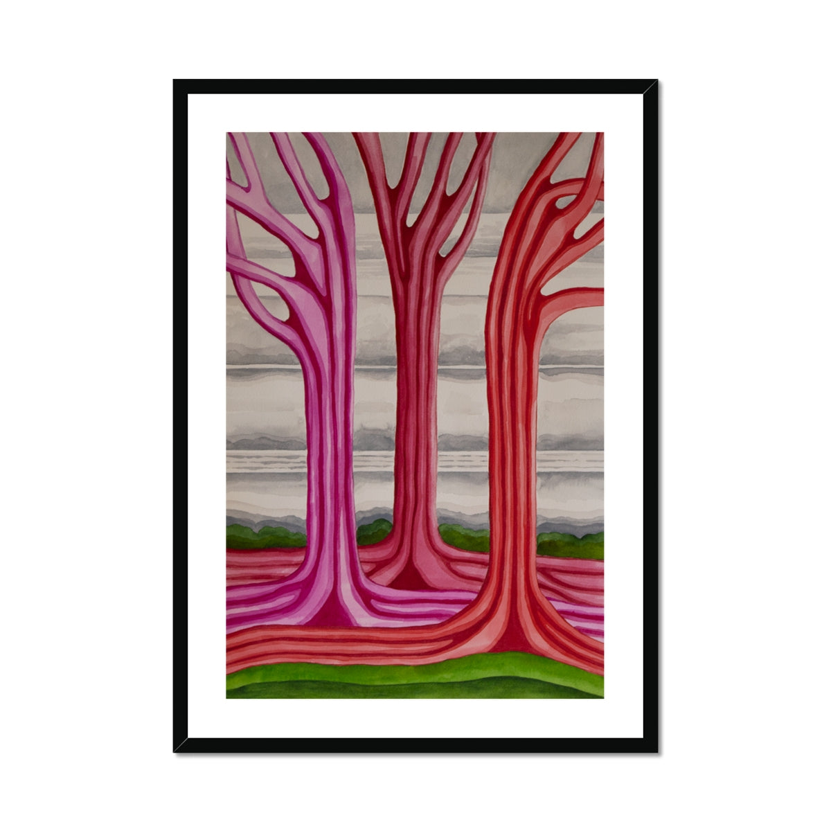 Mother and Wayward Daughters Framed & Mounted Print