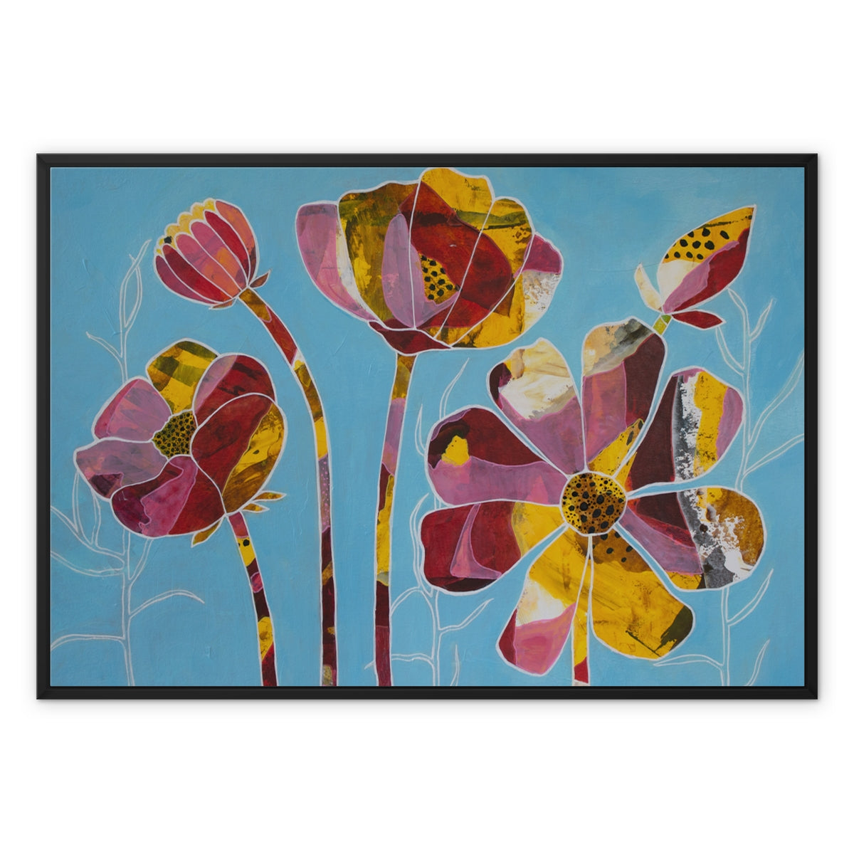 Family Dynamics Framed Canvas