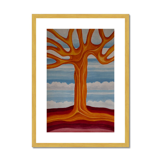 Showing off is OK Antique Framed & Mounted Print
