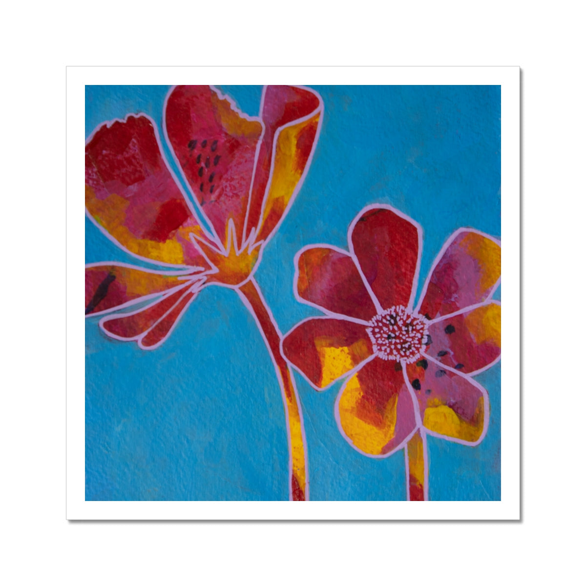 Mother and Small Child - Print