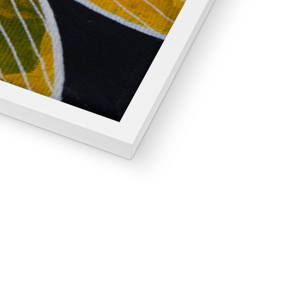 Getting in Close Framed Print
