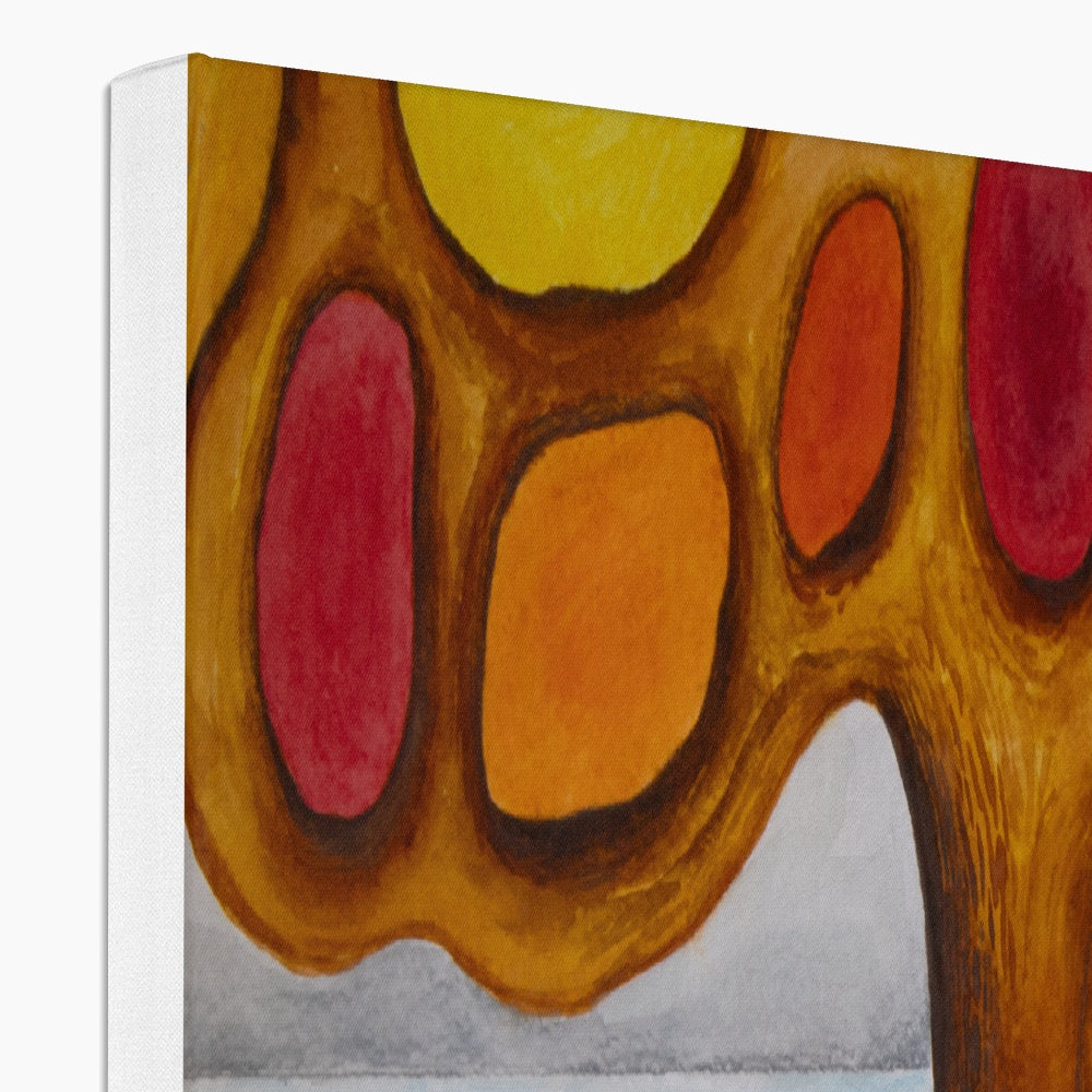 Winter in a New Home Canvas