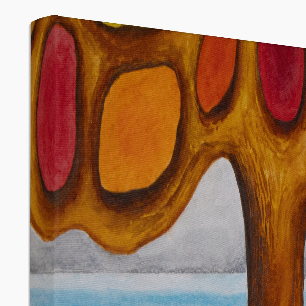 Winter in a New Home Canvas