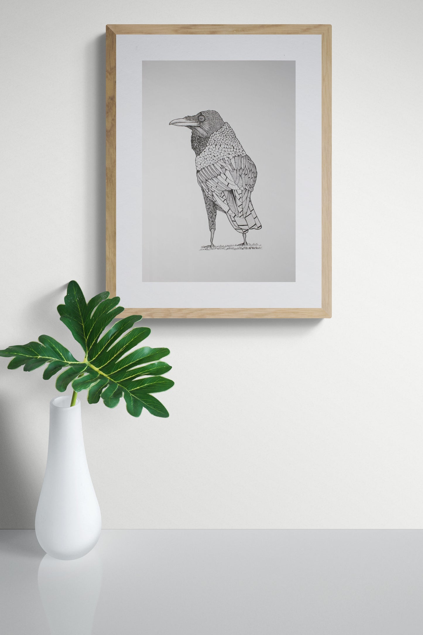 Royal Raven Framed & Unframed Print