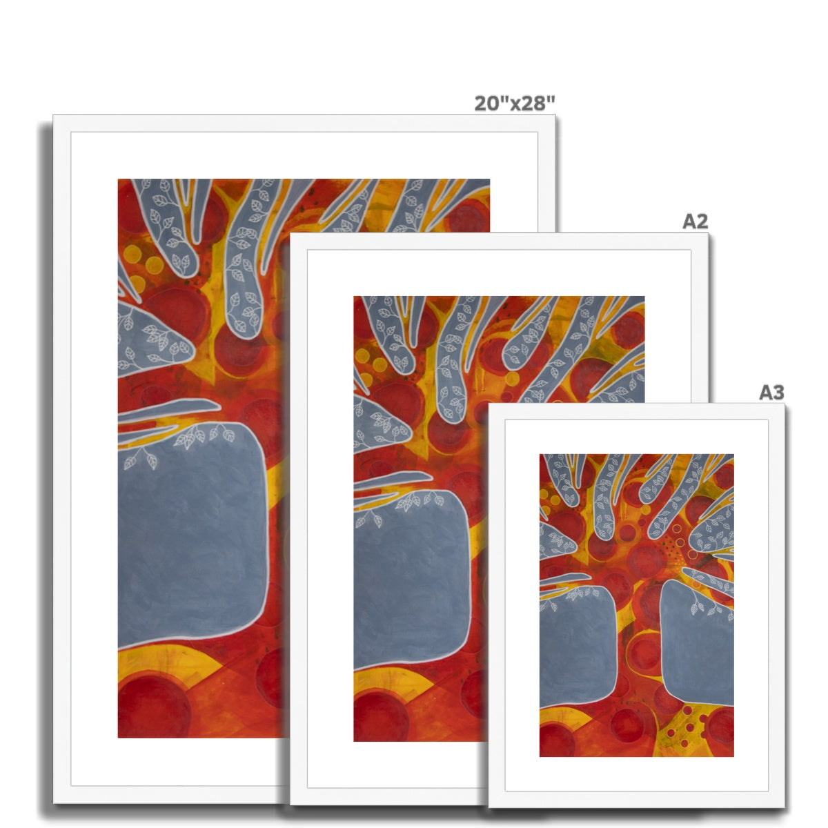 The History Tree Framed & Mounted Print