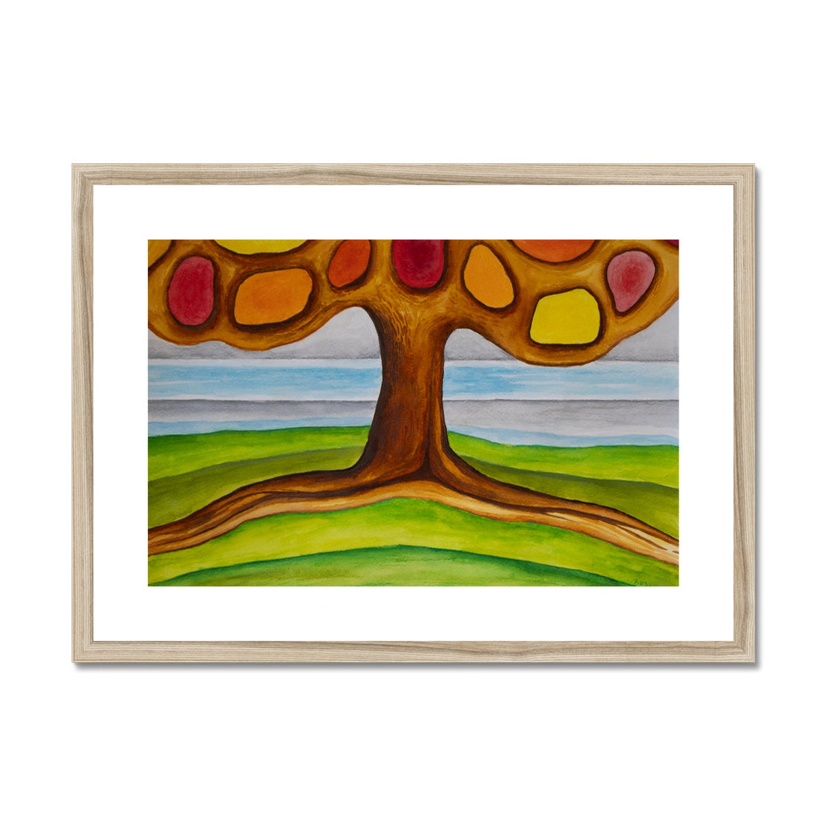 Winter in a New Home Framed & Mounted Print
