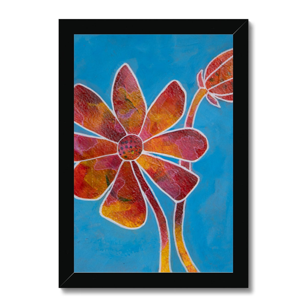 Mother and Teen - Framed Print