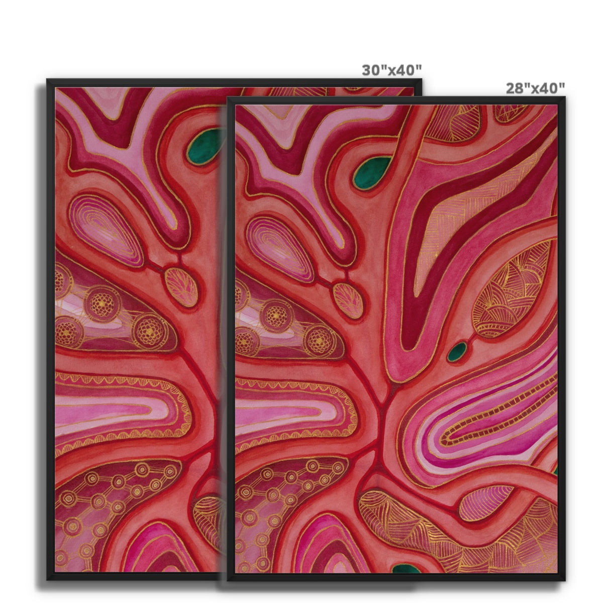 Exploring My Subconscious Framed Canvas
