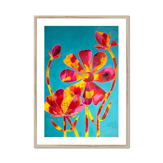 Budding, Emerging and Established Flowers Print